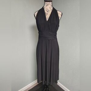 Evan Picone Elegant Black Sleveless Dress